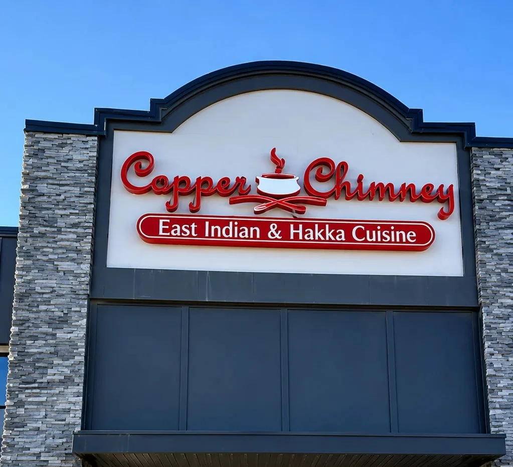 Grilled lamb chops with fresh herbs at Copper Chimney, Winnipeg's East Indian and Hakka restaurant