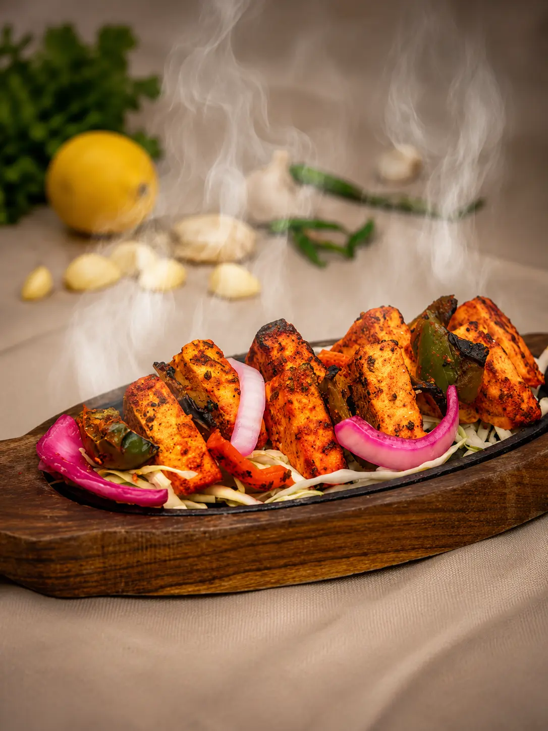 East Indian and Hakka dishes served at Copper Chimney Madison Street Winnipeg
